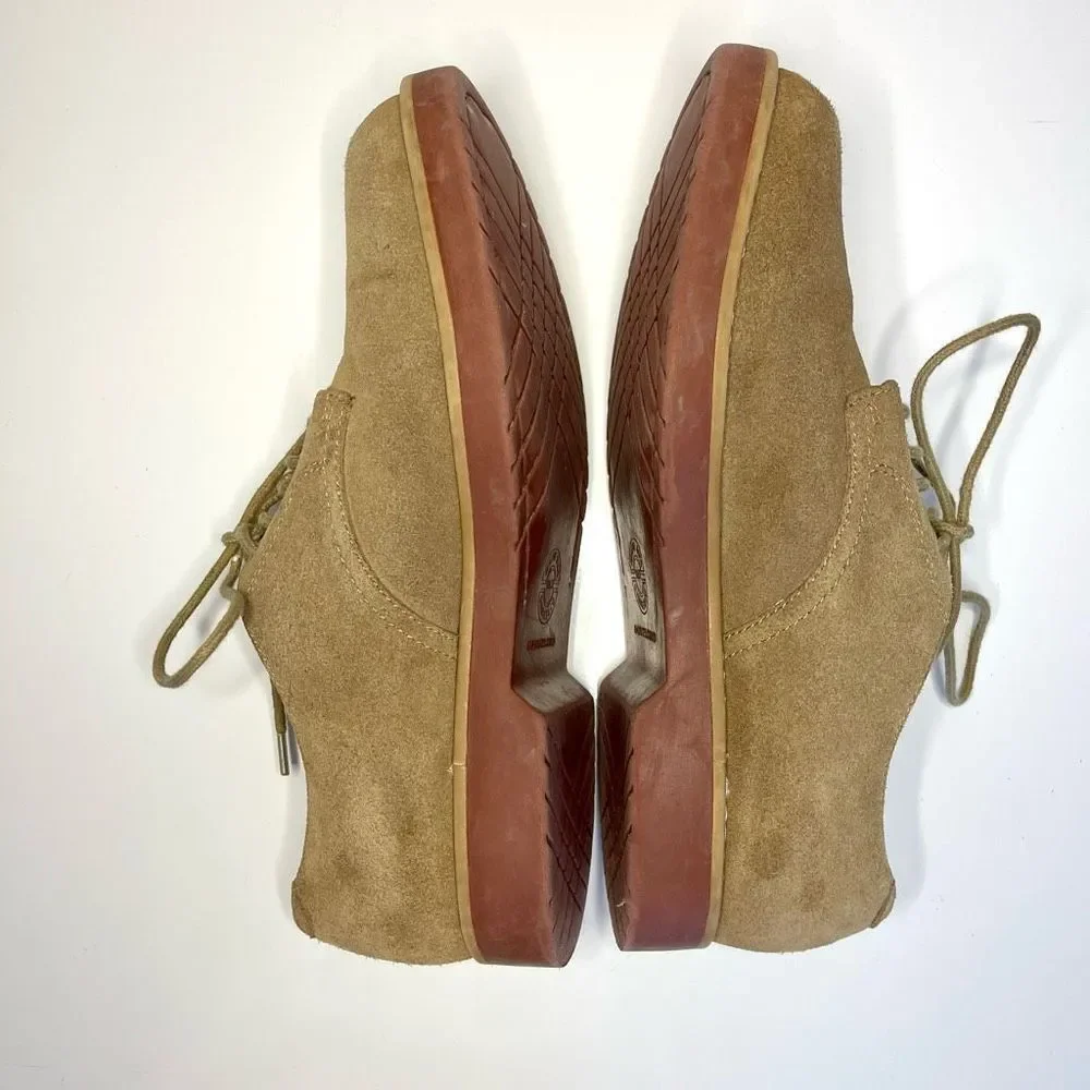 Bass Vintage Men’s Suede Leather Brown Lace Up Casual Sz 9D